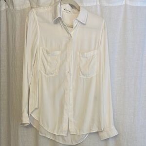 Bella Dahl Classic White Blouse NWOT